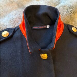 Harvey Faircloth Navy & Orange Jacket